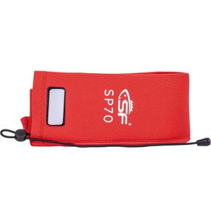 SF Neoprene Fishing Rod Sleeve Rod Cover for Casting, Spinning, Trolling Fishing Rods Protect Cover Floating Rods Storage Case,Hook Resistant (Length:70", Red-1)