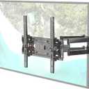 Full Motion Articulating TV Wall Mount for 32 Inch to 65 Inch TVs, Max VESA 400 x 400, Extended Arms 15.75 Inch, +15~-15 Tilting, Heavy Duty Low Profile Tilting TV Wall Mounted Bracket