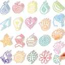Crtiin 100 Pcs Unique Sensory Stickers for Anxiety Relief Items Fidget Stress Sensory Strips with 2 Textures Rough Tactile Tape for Office Classroom Desk Adults Relief Mindfulness(Novelty)