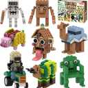 Italian Brain Rot Unique Cartoon Characters Building Blocks 8 in 1 Educational & Entertaining Gift Idea for Kids Teens & Adults