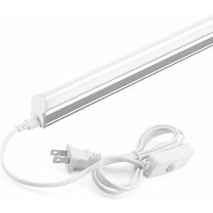 Barrina T5 LED Shop Light, 4FT, 6500K (Super Bright White), 20W, 1 Pack
Utility Shop Light, Ceiling and Under Cabinet Light with Built-in ON/Off Switch, ETL Listed