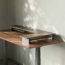 Amesoba Desk Stand Mini (Dark Walnut, Mini)
