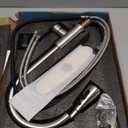 FEELSO Kitchen Faucets with Pull Down Sprayer, High Arc Stainless Steel Single Handle Kitchen Sink Faucet, 1 or 3 Hole Brushed Nickel Water Faucets for Farmhouse Laundry Camper Rv Bar