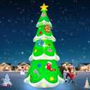 Christmas Inflatable Deer, Kalolary Giant Christmas Yard Inflatables Outdoor Xmas Blow-Up Outdoor Decoration for Holiday Party Courtyard Lawn Shopping Mall Street