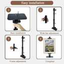 Adjustable Tabletop Easel Stand, Adjustable Metal Picture Frame Holder Stand for Display Up to 24" H, Desktop Art Display Stand for Painting, Photos, Canvas, Signs, Books