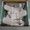 Door Lever Lock (3 Pack) Prevents Toddlers from Opening Doors. 3.25" L * 1.5" W * 4.5" H Easy One Hand Operation for Adults. Durable ABS with 3M Adhesive Backing. Simple Install, No Tools Needed.