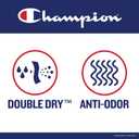 Champion Women's Absolute, Moderate Support, High-Impact Sports Bra, White, X-Small (White, XS)