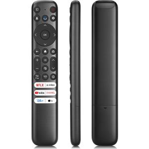 Replacement Only for TCL Google TV Remote Control, RC813 Compatible with TCL QM8/QM7/S5/S4/S3/Q7/Q6/Q5 4K UHD HDR LED QLED QD-Mini LED Full-HD Smart TVs