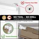 LazBlinds Cordless Cellular Shades, No Tools No Drill Light Filtering Honeycomb Shades Pleated Blinds for Windows, 27'' W x 48'' H, Taupe