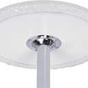 Yourtablecloth Heavy Duty Clear Vinyl Round Fitted Tablecloth (Table Cover) Elasticized Tablecloth Great for Protecting Your fine Tables and Table Linen 42