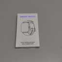 Smart Watch for Men Women, 1.85" HD Touchsreen Fitness Tracker, 120+ Sport Modes, 24/7 Heart Rate & Sleep Monitor, Pedometer, Calories, IP68 Waterproof, Fitness Watch for Android iPhone (Black)