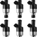 6Pcs Fuel Injectors 17089625 Fit for Camaro 1993 for Corvette 1992-1993 Fit for Honda Passport 1994-1995 Fit for Isuzu Rodeo for Trooper 1992-1995 Fit for Pontiac Firebird 1993