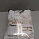 White Linen Curtains 92 Inches Long for Nursery 2 Panels Set, Memory Trained Pinch Pleated Soft Drapes for Living Room Light-Filtering Sheers Privacy Curtain That Let Light in 90-92 Inch Large Windows