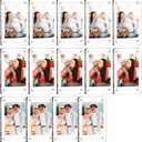 14 Pack Acrylic Magnetic Picture Frames, 2.3 * 3.5 Inch Acrylic Photo Magnets for Refrigerator, Double Sided Mini Picture Frame Magnets Clear for Fujifilm Instax Mini Instant Film