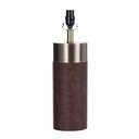 Stylecraft Natural Leather and Gold Table Lamp Large Size