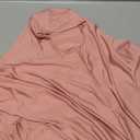 Ababalaya Women's Elegant Modest Muslim Islamic Ramadan Soft Lightweight Jersey Hijab Long Scarf (Large, Darkpink)