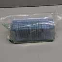 Mini Ice Cube Tray for Freezer: FDDBI Small Ice Trays for Freezer with Bin - 117x4PCS Easy Release Nugget Ice Tray - Crushed Ice Tray with Container (Bright Blue)