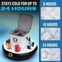 DIVEBLAST Floating Cooler for Pool, Lake, River & Kayak - Holds Up to 24 Cans with Ice - Leakproof Insulated Cooler for River Floating