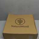 Bamboo Toilet Paper Holder Stand with Storage Shelf Box, Freestanding Bathroom Tissue Organizer and Wipes Dispenser, Rotating Swivel Lid, Eco-Friendly Natural Wood Home Decor Gift