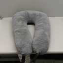 Travel Pillow, Car Pillow for Kids & Adults - Ergonomic Travel Pillows Sleeping Aid for Neck & Body Support, Car Travel Essentials Pillow on Road Trips-Gray