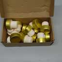 Uxcell 16Pcs T-shaped Stoppers, 0.91inch Dia Cork Wine Stopper Reusable Wine Bottle Corks Sealing Plug for Wine Beer Beverage Bottle Crafts, Gold