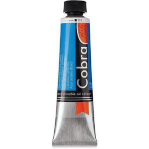 Cobra Water-Mixable Oil Color 40 ml Tube - Cerulean Blue Phthalo