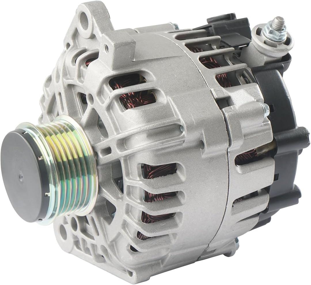 2.5L Alternator Replacement Compatible with 2007-2013 Nissan Altima, 2007-2012 Nissan Sentra, 2011-2013 Nissan Rogue, 2014-2015 Nissan Rogue Select L4 2.5L Replace 400-40102 23100-JA02A 23100-JA04D