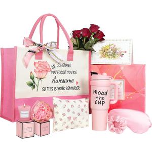Birthday Gifts for Women Self Care Get Well Soon Thank You Retirement Friendship Appreciation Spa Gift Baskets for Women Her Mom Sister Wife Coworkers Aunt Daughter