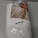 100% Cotton Muslin Blanket 50" x 60", Breathable and Lightweight Cotton Throw Blankets for Couch, Soft Cooling Summer Gauze Blanket for Adults All Season, White