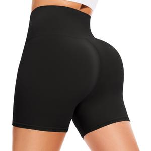 Women's 3"/5" High Waisted Biker Shorts - Spandex Yoga, Workout, Cycling, Volleyball, Dance | Athletic Booty Shorts