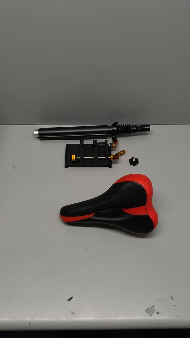 KENANLAN E Saddle Electric Scooter Seat Fits for Xiaomi M365, Adjustable Universal Punch Scooter Seat Attachment, Folding Seat Replacement