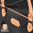 Large Cat Carrier Soft Sided Pet Carrier for 2 Cats, 2-in-1 Foldable Cat Bag Carrier with Removable Divider for Large Cats Small Dogs up to 50 LBS, Ventilated Two Cat Carrier for Travel, 24"x14"x15.5"