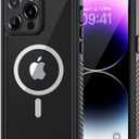 Lanhiem for iPhone 14 Pro Magnetic Case, Waterproof Dustproof Shockproof Case with Built-in Screen Protector Compatible with Magsafe, Full Body Protective Cover for iPhone 14 Pro 6.1 inch -Black