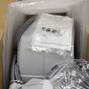 Ayleid Retractable Garden Hose Reel,1/2 in x 100 ft Wall Mounted Hose Reel, with 9- Function Sprayer Nozzle, Any Length Lock/Slow Return System/Wall Mounted/180Swivel Bracket (Grey)