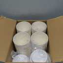 JOLLY PARTY [100 Pack] 16 oz Paper Coffee Cups, Disposable Paper Cup with Lids, Hot/Cold Beverage Drinking Cup for Water, Juice, Coffee or Tea, Suitable for Home, Shops and Cafes (White)