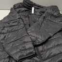 Amazon Essentials Women's Lightweight Long-Sleeve Water-Resistant Packable Puffer Jacket (4X,Black)