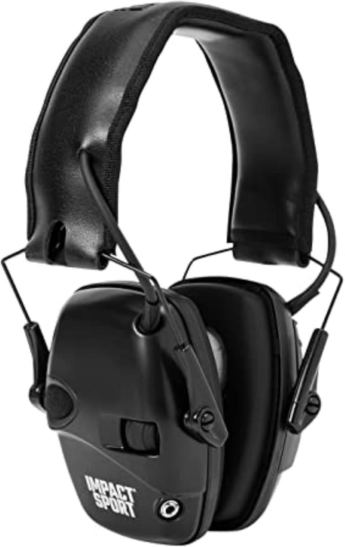 Howard Leight Impact Sport Electronic Earmuff, Med/Large, Black (R-02524) (Adult)