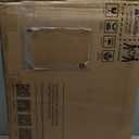 SICOTAS Rattan Nightstands Set of 2 Bedside Table - Boho Narrow End Table Living Room Set of 2 Side Table with Rattan Storage Shelves for Small Space