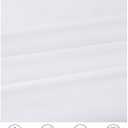 Fokitut 6 Pack Rectangle Tablecloth, 90x156 Inch, Stain Resistant and Wrinkle Polyester Table Cloth, Fabric Table Cover for Kitchen Dining, Wedding, Party, Holiday Dinner-White