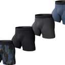 Pair of Thieves Men’s Boxer Briefs - Soft, Breathable Cotton Underwear - 4-Way Stretch, Comfort Waistband, Black/Navy, XL