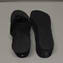 MALIDA Womens Wedge Arch Support Flip Flops Cushion Soft Rubber Midsole Platform Thong Sandals with Rubber Sole Size 7
