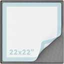 Dog Pee Pad Holder, 23.4 x 23.4 Inch Silicone Potty Holder, Leak-Proof & Non-Slip Design, Protects Floors from Mess, Easy-Clean, Lightweight & Portable, Fits Regular Pads, Gray