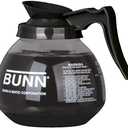 BUNN Coffee Pot Decanter/Carafe, 2 Black Regular and 1 Orange Decaf, 12 Cup Capacity, Set of 3