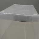 IRIS USA 72 QT Plastic Storage Box with Lid and Latches - 4 Pack - BPA-Free, See-Through Organizing Solution, Durable Nestable Stackable Containers, Secure Pull Handle - Clear