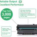 53A Toner Cartridge : 2 Pack 53A Replacement for HP 53A Q7553A 49A Q5949A Toner Cartridge for M2727 MFP M2727nf MFP M2727nfs MFP P2015 P2015d P2015dn P2015x Printer - Black