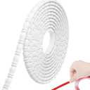 Roowest Flexible Molding Trim Peel and Stick for Walls 10ft Decorative DIY Wall Trim for Bathroom Mirror Frame Border Backsplash Tile Ceiling Cabinet TV Wall Edge (10mm,Gourd)