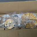 ZGLAOJT 3 Light Vintage Vanity Light Gold Bathroom Light Fixtures Over Mirror., 27.16 inches