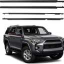 Window Molding Trim Seal for 2010-2021 Toyota 4Runner,Black Outer Door Weather Stripping Window Seal Belt,Replace#75711-35011 75712-35011 75721-35011 75722-35011