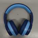 iClever BTH12 Kids Bluetooth Headphones,Colorful LED Lights Kids Headphones Wireless,74/85dBA Safe Volume,85H Playtime,Fast Charging,Bluetooth 5.2,Over Ear,Built-in Mic for iPad/Tablet/Airplane,Blue