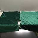 GIGIZAZA Black Velvet Decorative Throw Pillow Covers Cushion Cover Set of 4 Yellow Luxury Pillow Cases for Sofa (18x18inch(45x45cm)-4pcs, Black)